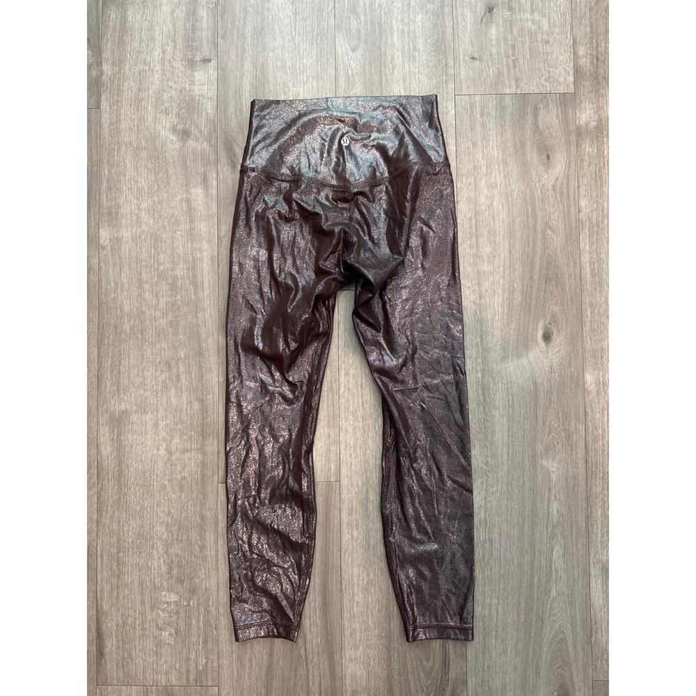 Lululemon Align High-Rise 25" *Shine in Radiate Foil Print French Press 6 - Picture 2 of 7